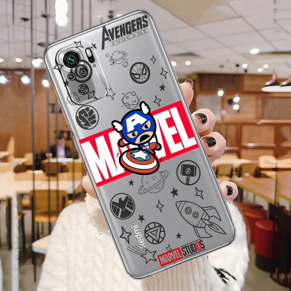 Фото Чехол из ТПУ для Xiaomi Redmi Note 9 K40 9S 8T 11T 9A 9C 9T 8 7 11S 10S 10C 11 10 Pro №3