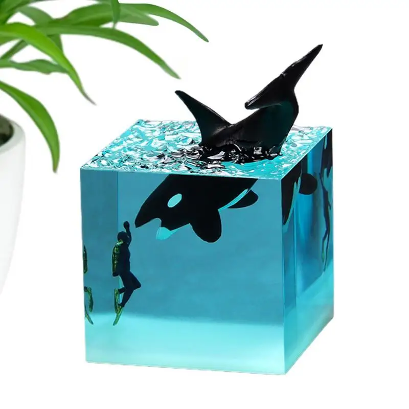 

Cube Night Lights Bedside Ocean Night Lamp For Kids Desktop Ornament For Desktop Living Room Bookshelf Kid Room Bedroom Bedsid