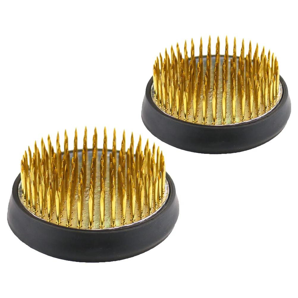 

Flower Frog Floral Holder Pin Arrangement Japanese Kenzan Arranging Arranger Ikebana Tool Fixed Supplies Round Needlebase