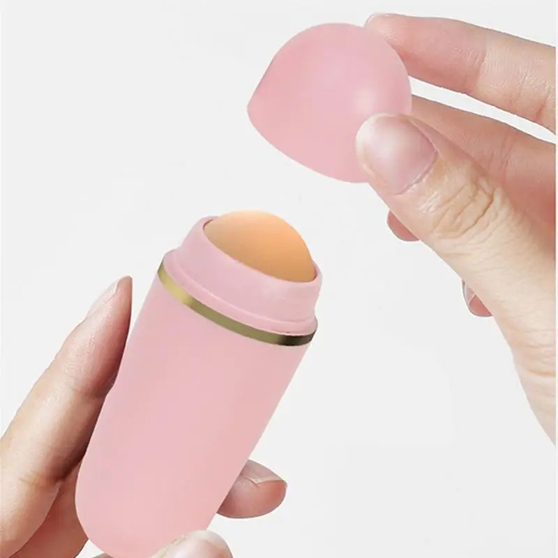

Face Oil Absorbing Roller Volcanic Stone Blemish Remover Face T-Zone Oil Removing Volcanic Stone Removing Care Skin Makeup Tools