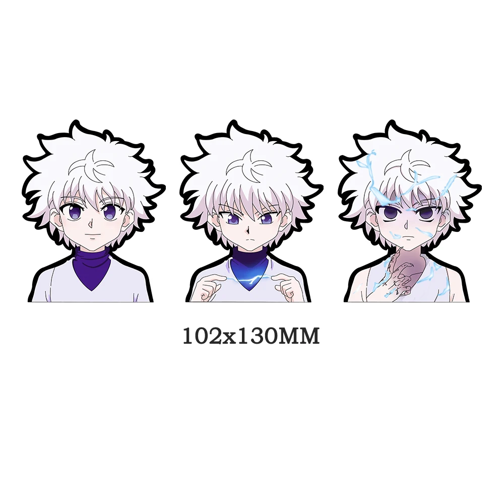 Наклейки для движения Killua Hunter X автомобильные наклейки аниме Стикеры