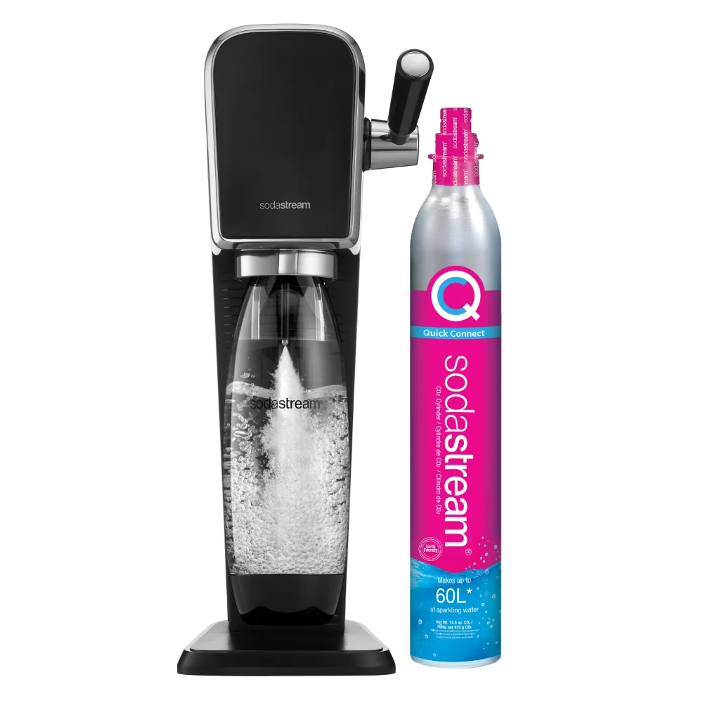 

Art Sparkling Water Maker - Black Soda Machine Soda Stream Soda Maker Soda Fountain Machine Soda Carbonator