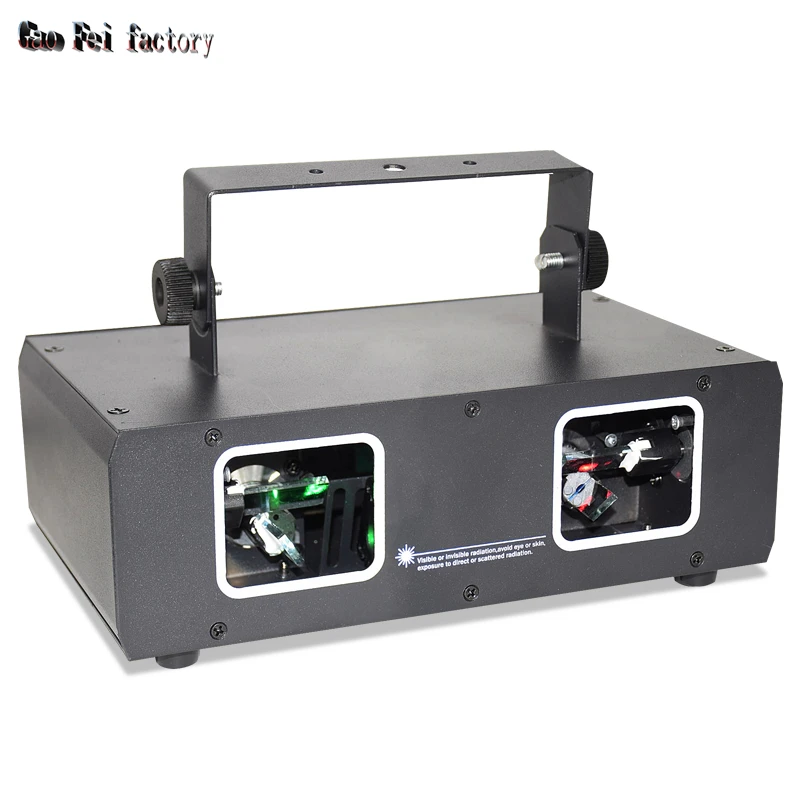 

Лазерный прожектор DMX512 с 2 линзами, профессиональный диджейский шоу, клубов, праздников, дома, бара, сцсветильник для рождественской вечерин...