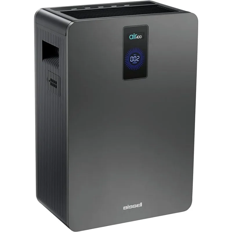 

Professional Air Purifier with HEPA and Carbon Filters for Large Room and Home Quiet Bedroom Air Cleaner for Allergies Pets Dust