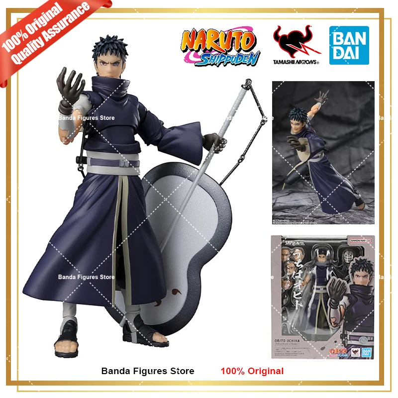 Оригинальные Bandai S.H. Фигуртс Shf Naruto Shippuden Obito Uchiha в наличии аниме Коллекционные