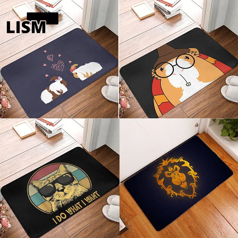 

Guinea Pig Carpet Living Room Animal Entrance Doormat Bathroom Welcome Soft Floor Mat Anti-slip Area Rugs for Bedroom Home Decor