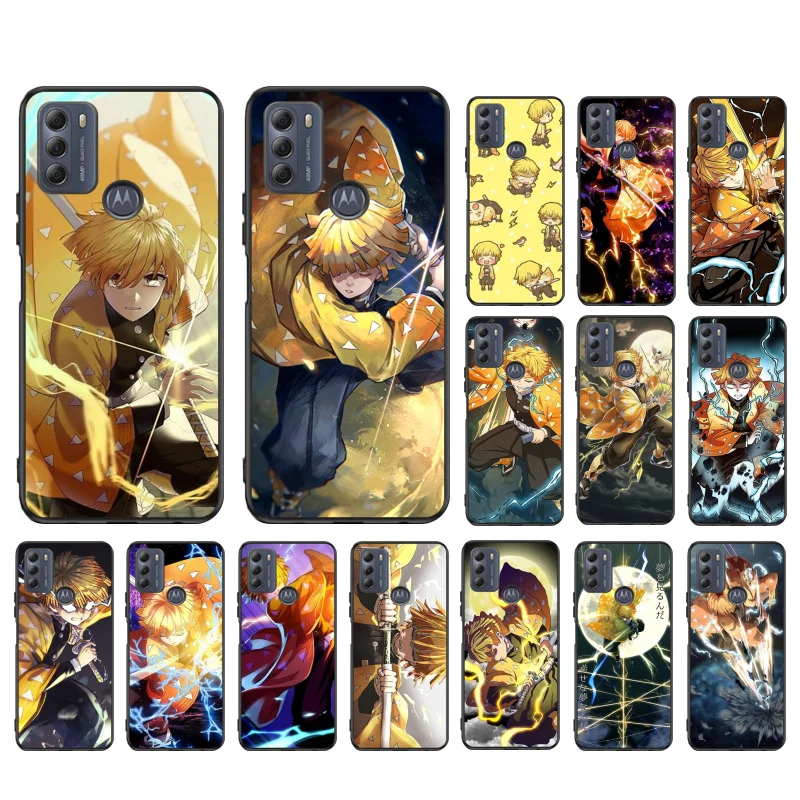 

Demon Slayer Zenitsu Phone Case for Motorola Moto Edge 20 Edge 20 Lite E7 Power E40 E20 One Action G10 G Play G22 G52 G60 E32 G8