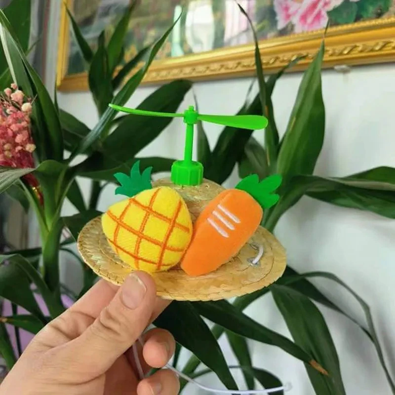 

130411015 шляпа для домашних животных, чехол для головы собаки, Плетеная соломенная шляпа, шляпа для маленьких и средних собак, Бамбуковая