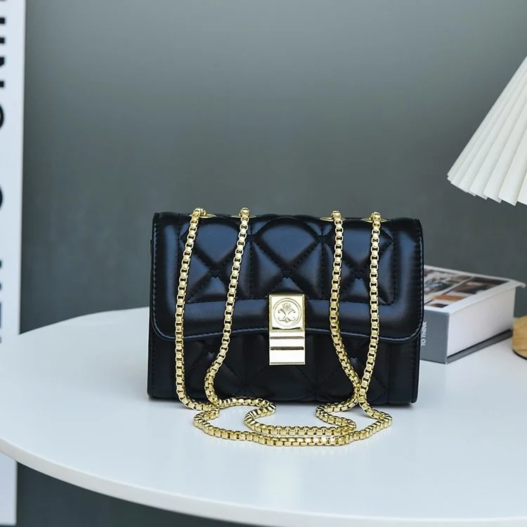 

Сумка-кошелек Женская средней длины, Модный саквояж на плечо с блестками и вышивкой, с цепочкой и клапаном