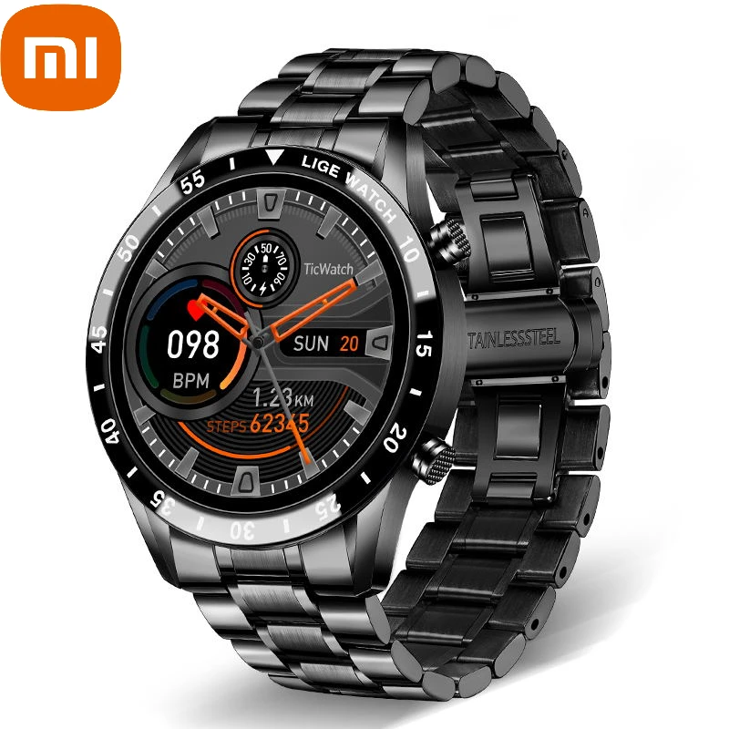 

Новинка 2022, мужские Смарт-часы Xiaomi с сенсорным экраном, спортивные фитнес-часы Ip67, водонепроницаемые, Bluetooth для Android, Ios, мужские часы