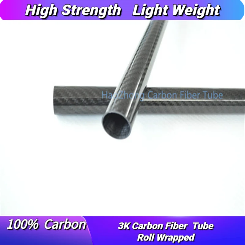 

500 мм длинная 3K трубка из углеродного волокна 12 мм 13 мм 14 мм 15 мм трубка для крыла из углеродного волокна/задняя трубка/Хвостовая Стрела/трубка/вал 3K Глянцевая