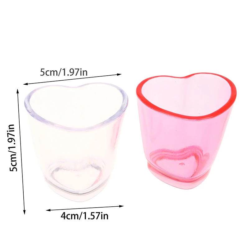 1 шт. пивная чашка в форме сердца бокал для вина пластиковая мини-чашка виски