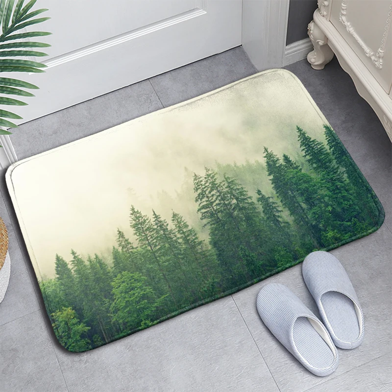 

New Arrival Doormat Landscape Home Mat Machine Made Anti Slip Carpet Living Room/Hallway Bath Mat For Kids Gift