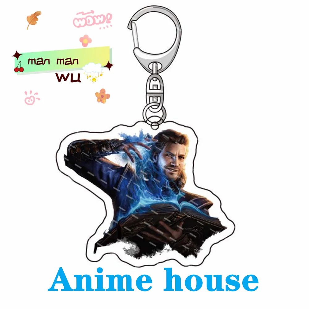 Брелок для ключей из игры Baldur's Gate 3 Antioch 6 см аксессуары косплея аниме брелок с