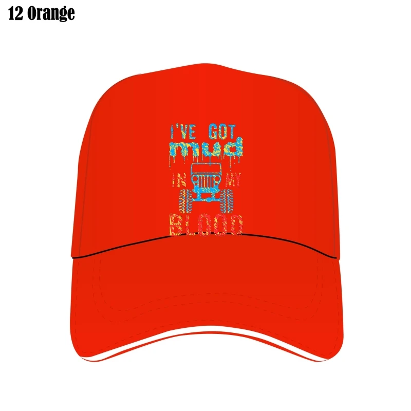 

Male Best Selling Custom Hat I'Ve Got Mud In My Blood 4X4 Off Road 4 Wheeler Driving Racer Summer Cap