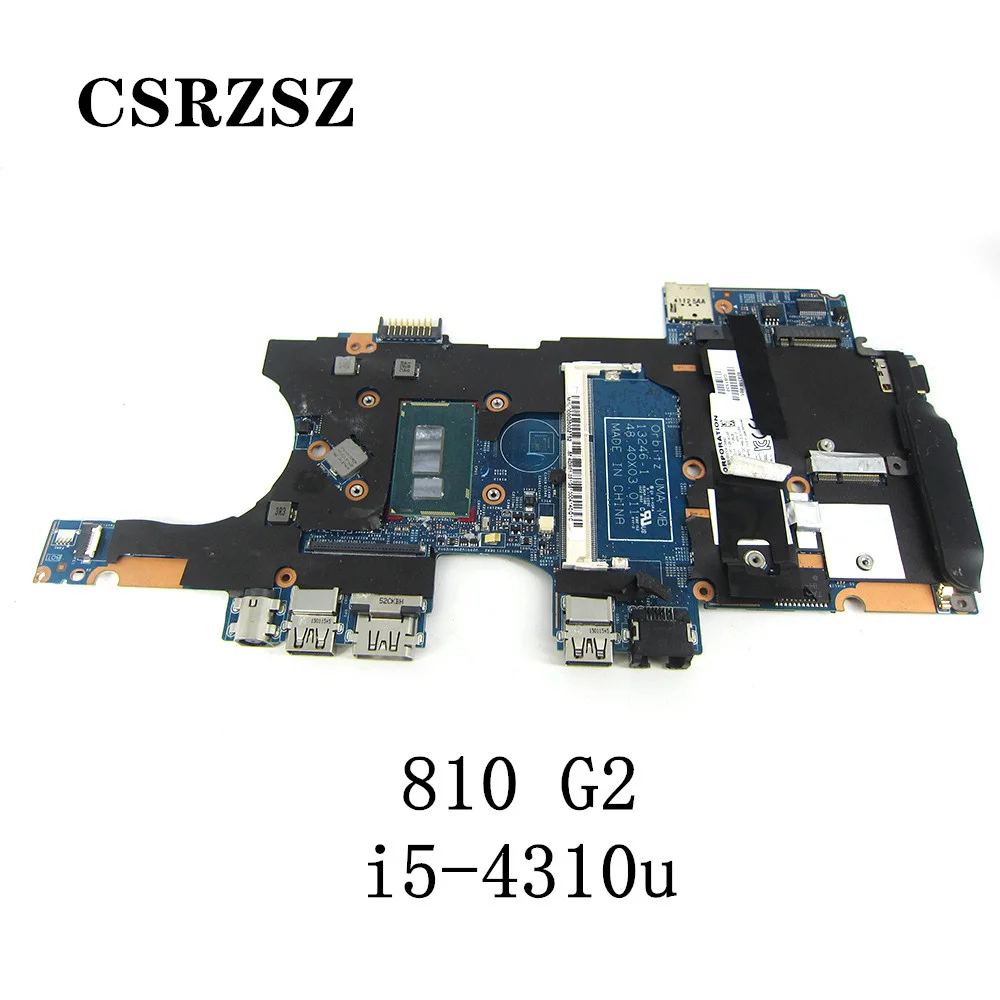 Материнская плата CSRZSZ для ноутбука HP Elitebook 810 G2 с процессором i5-4310u 13246-1 48. 4ox03. 011 804356-001, работает идеально