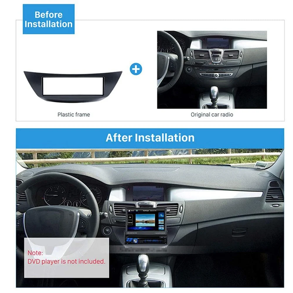 Автомобильный радиоприемник Facia 1 Din для Renault Laguna III 2007 DVD стерео CD панель комплект