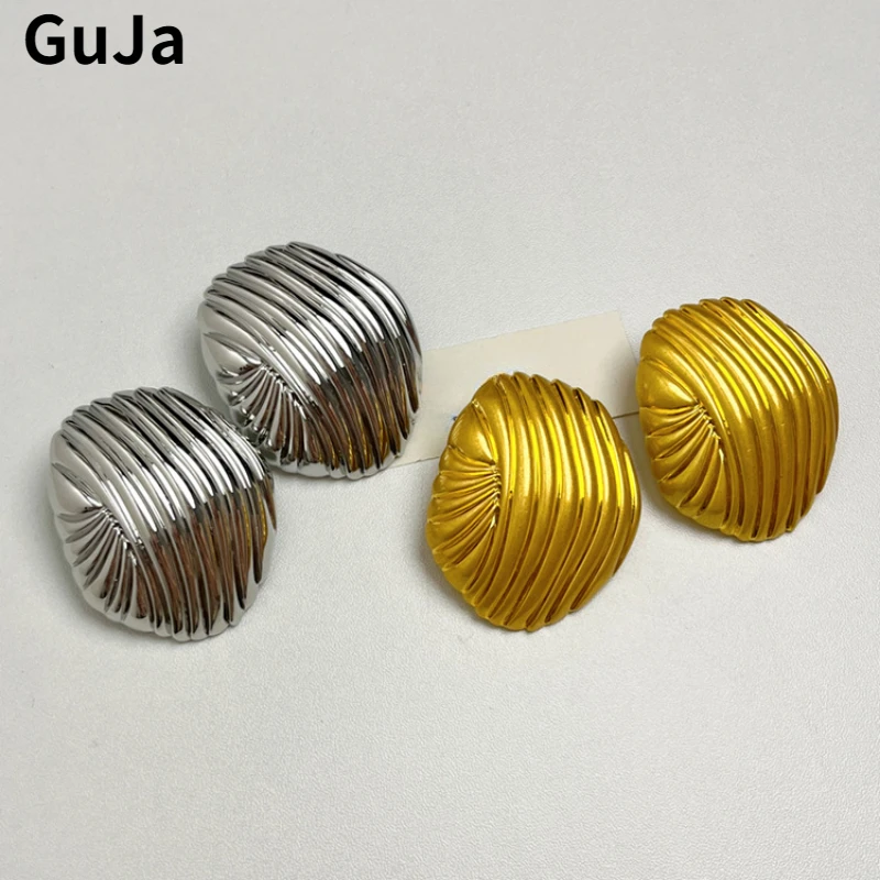 Модные ювелирные изделия винтажные темпераментные металлические серьги-ракушки