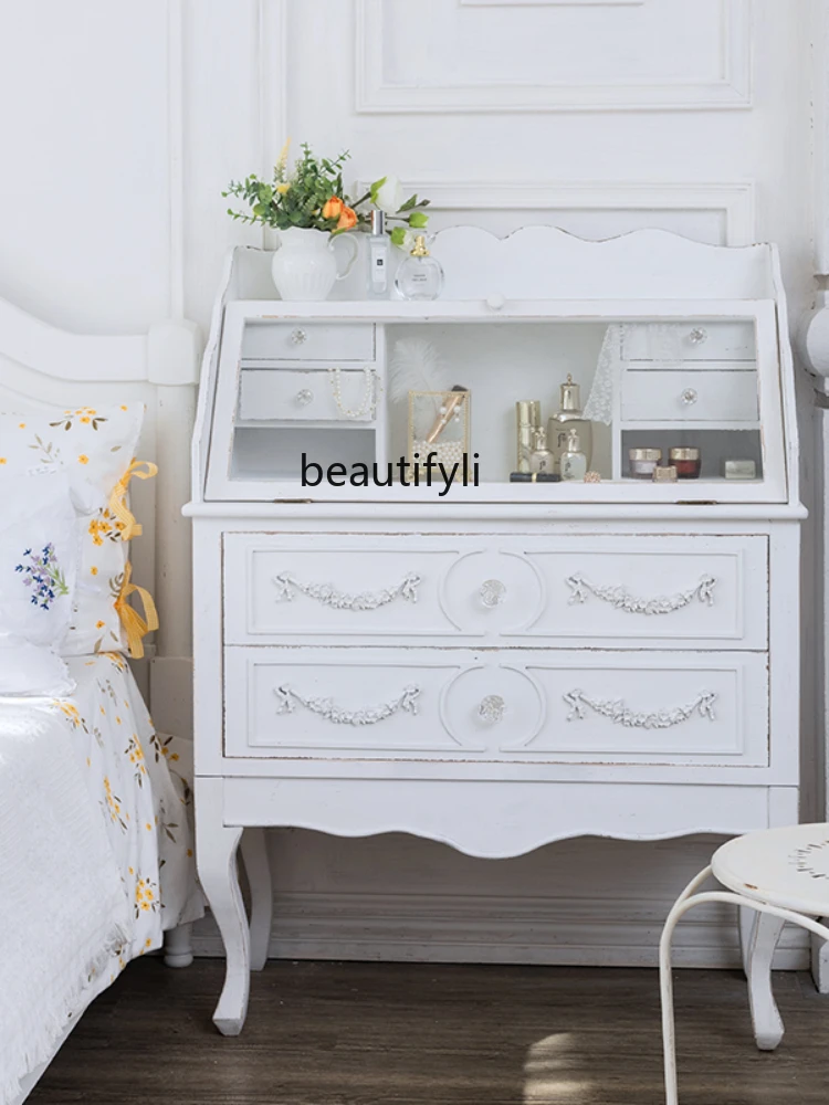 Ювелирный шкаф во французском стиле yj с выдвижными ящиками Домашний напольный