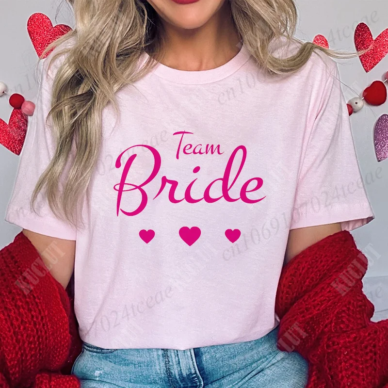 Женская футболка Bride Tribe Squad рубашки для вечеринок Team свадебного душа подружек