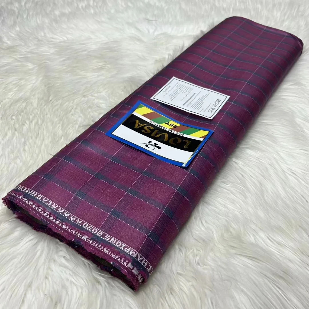 

2023 Senator Wear Suit Men Fabric Material Multicolor African Soft Cashmrere Wool Man Cloth Cotton Material For Garment Sewing