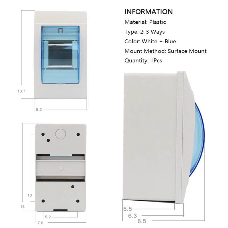 Водонепроницаемая пластиковая электрическая распределительная коробка