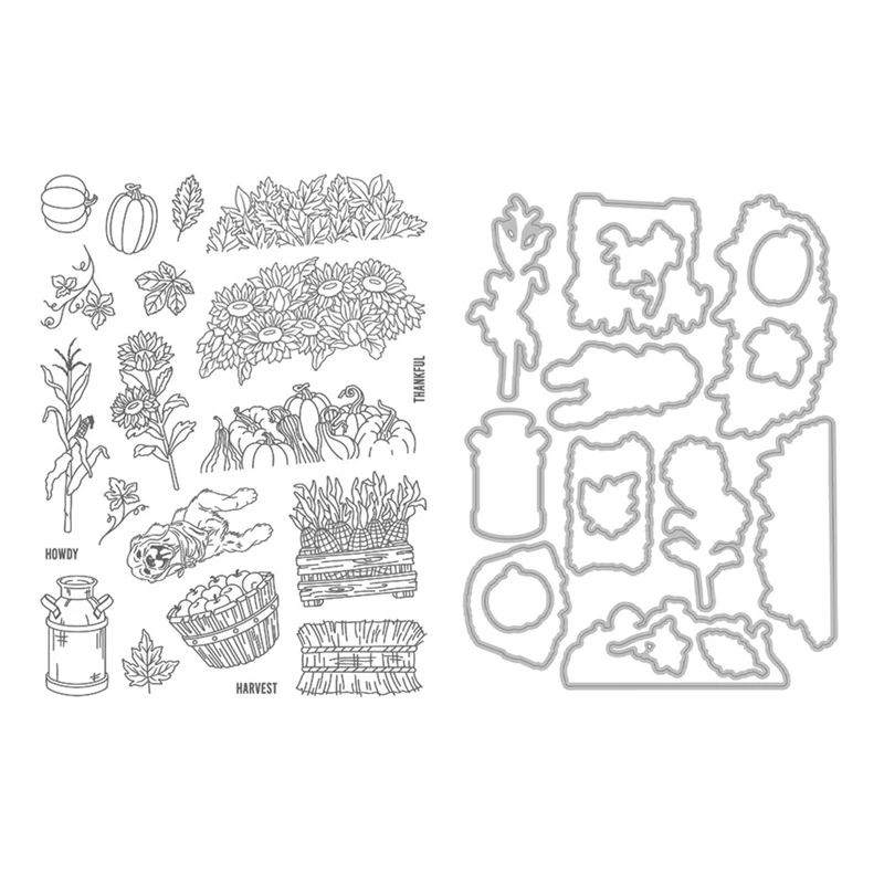 

Пресс-формы и штампы сезонные для скрапбукинга, новинка 2021, изготовление бумаги, осенняя Праздничная рамка с тиснением, товары для рукодели...