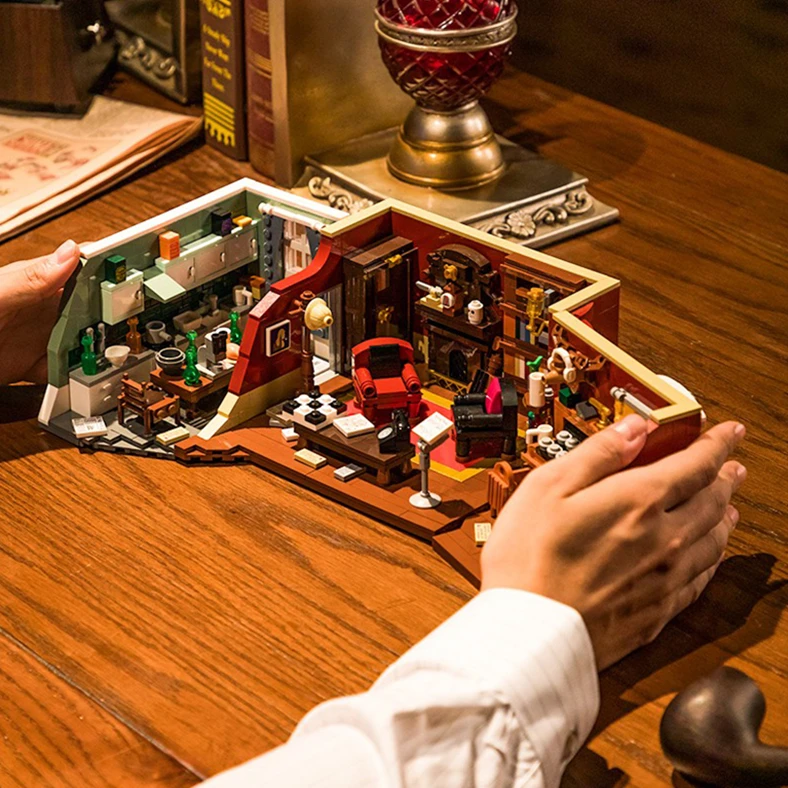 Конструктор Эксперт улица Moc 221b Бейкер Доктор Ватсон модульная модель дома