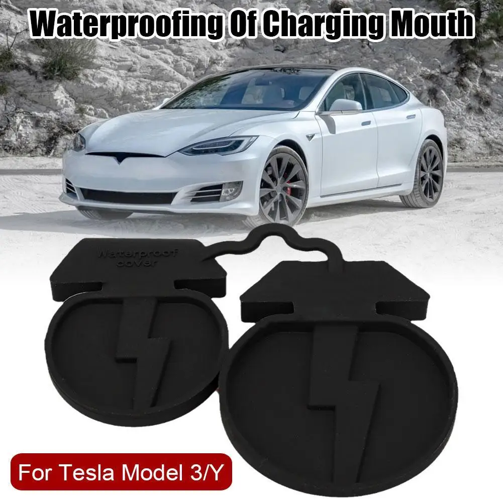 

New Car Charging Port Waterproof Protective For Tesla Model 3/Y Charger Protection Silicone Auto Accessories