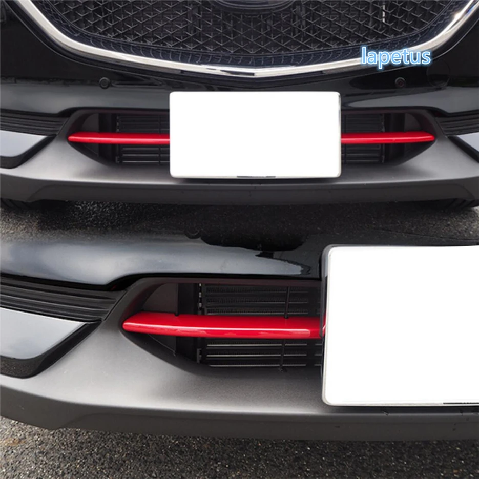 ABS хромированный красный передний капот решітка для губ молдинговые полоски