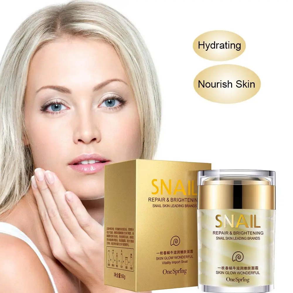 

Snail Cream Facial Moisturizer Face Day Cream Whitening Ageless Anti Wrinkles Lifting Facial Firming Skin Care Korean Cosmetics