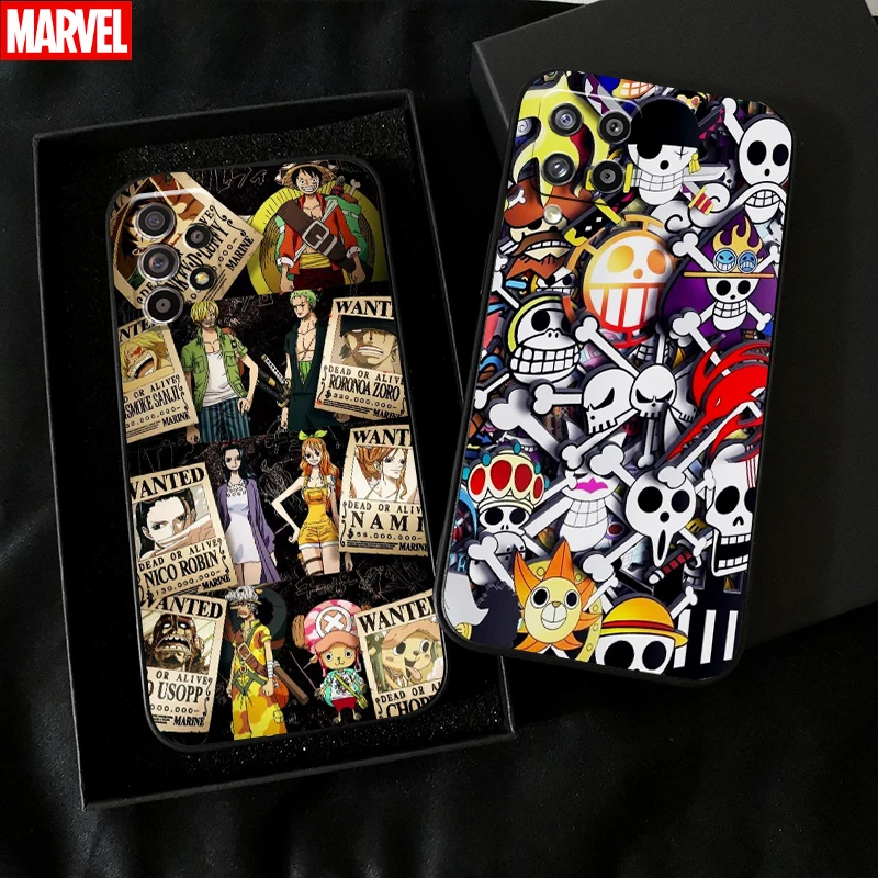 

One Piece Skull Logo Phone Case For Samsung Galaxy A11 A12 A21 A21S A22 A30 A31 A32 A50 A51 A52 A70 A71 A72 5G Case Coque Funda