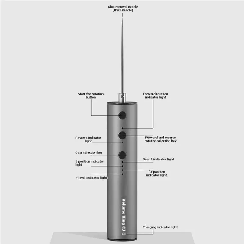 Фото AS95-Easy Safe Glue Removal CJ-3 Электрический инструмент для удаления клея OCA с регулировкой 4 скоростей, для разделения ЖК-экранов мобильных телефонов №2