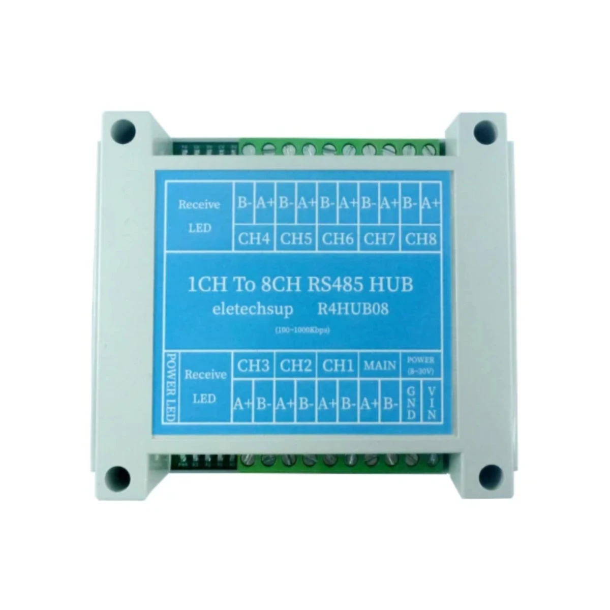 8-канальный концентратор RS485 повторитель шины промышленного класса 485 сигнал для
