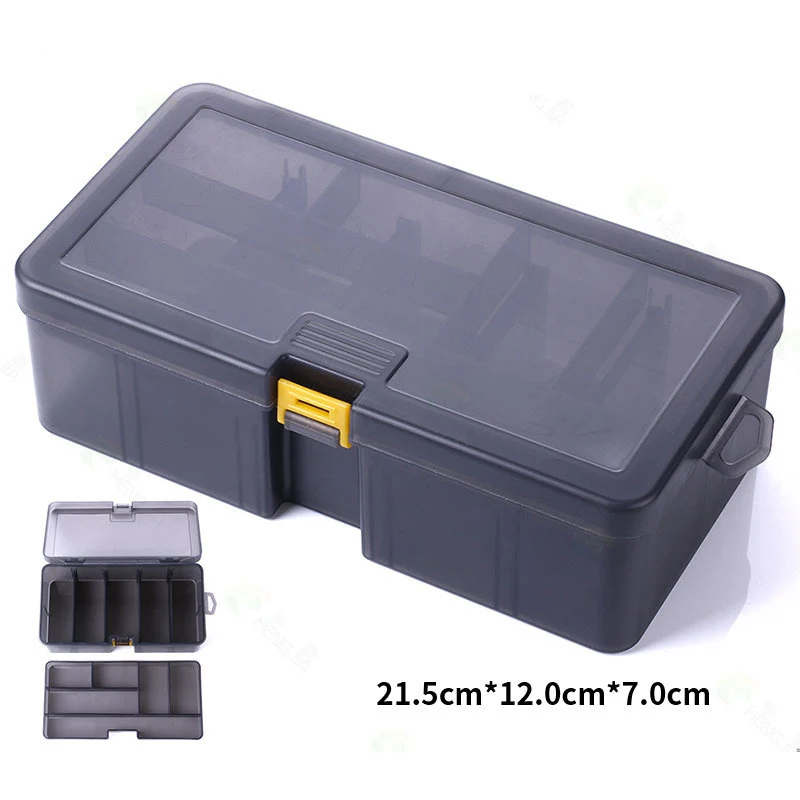 

Коробка для рыболовных снастей, многофункциональный двухслойный инструмент, рыболовные приманки, крючки, органайзер для хранения, рыболовные снасти, аксессуары