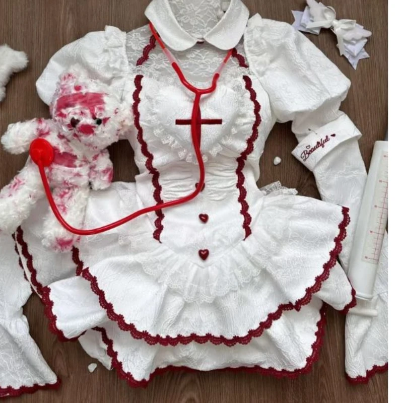 Платье-косплей медсестры из хлопка Sleepy Bunny