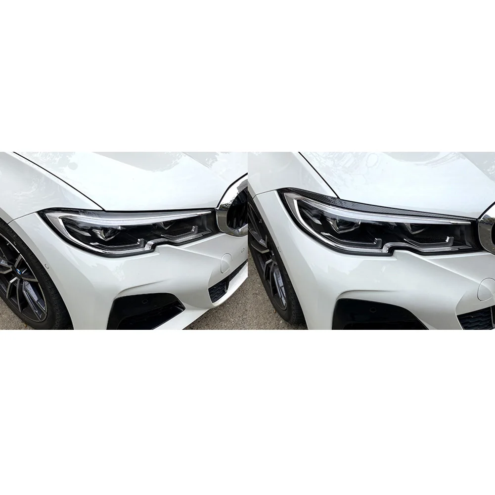 Для BMW 3 серии G20 2019-2022 330i M340i пара из настоящего углеродного волокна крышка для