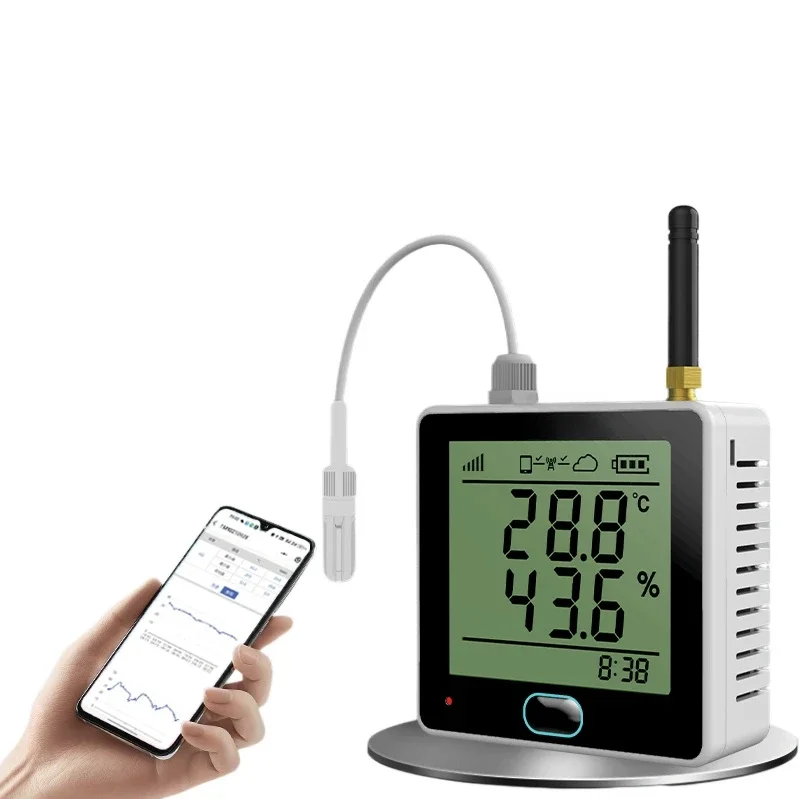 Термогигрометр 4G удаленный телефон мониторинг мобильного телефона машина для