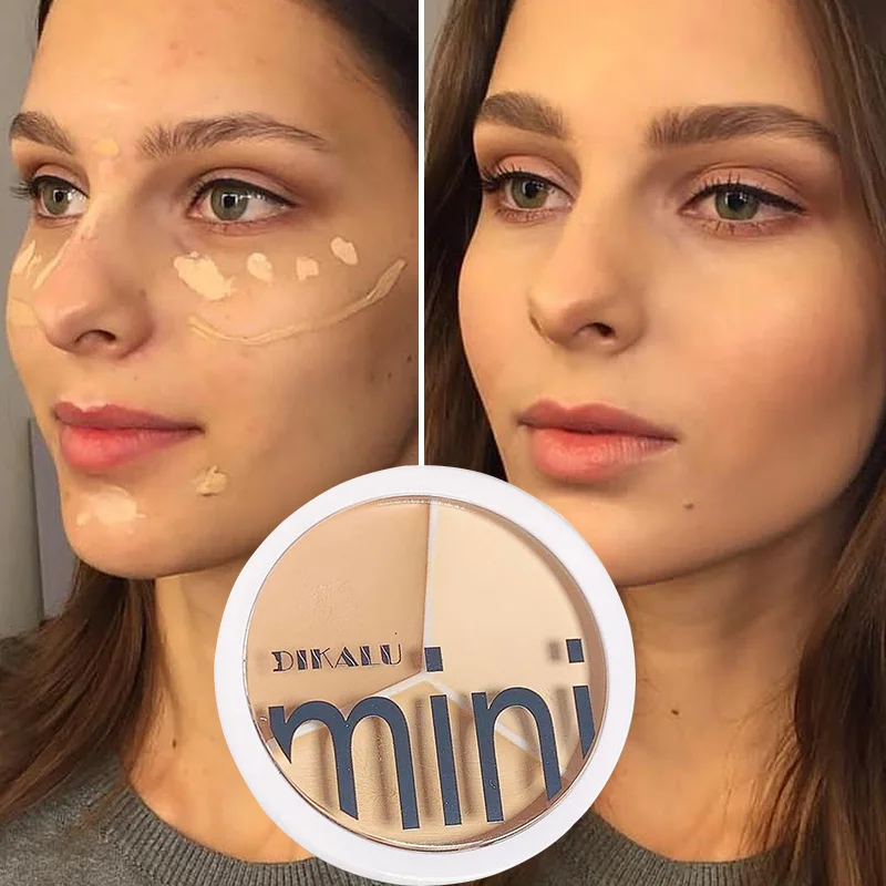 

Makeup Concealer Palette Waterproof Lasting Moisturizing Cover Dark Circles Acne Pores Contouring Cream Face Brightening Cometic