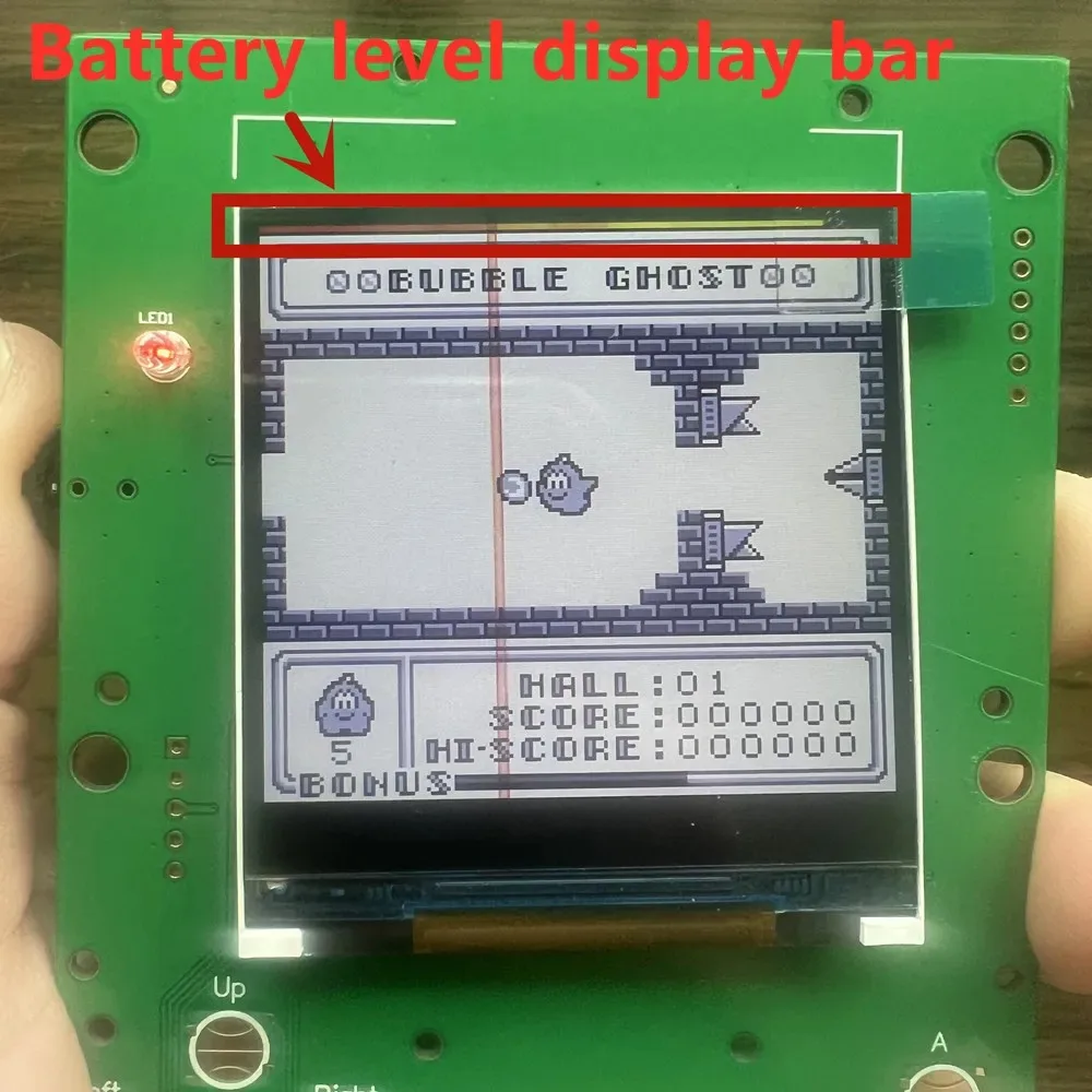 Фото 2,6-дюймовый IPS LCD-экран DMG Game Boy с высокой яркостью, новый корпус, простая установка, готов к использованию, для классических игр. №5