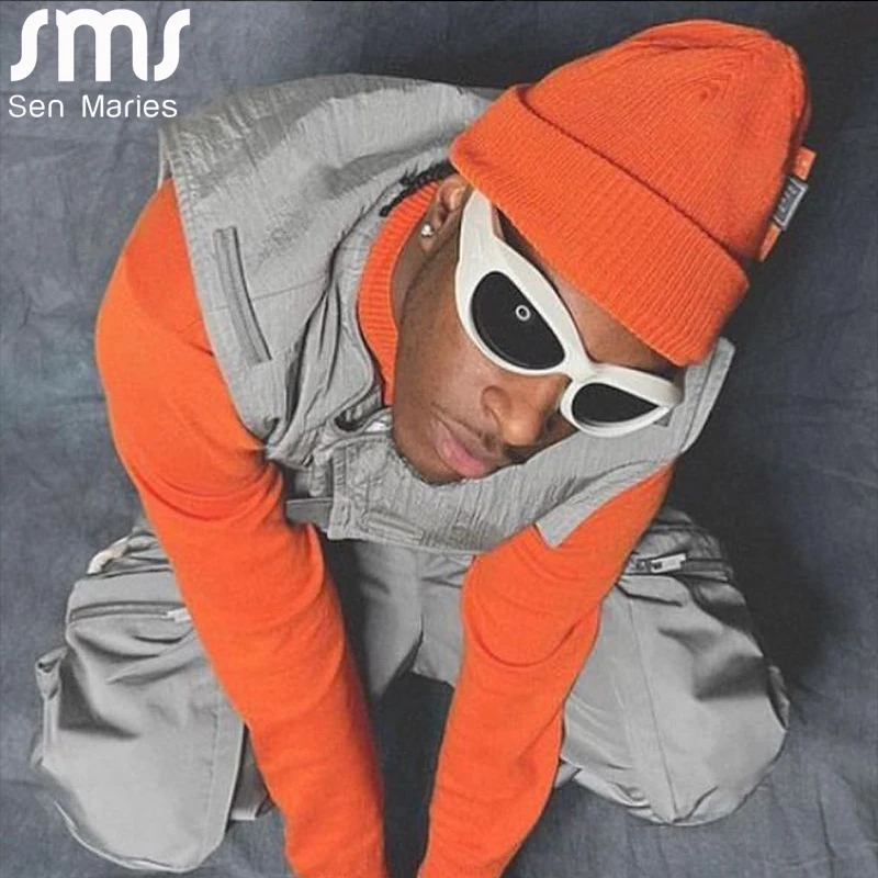 Cyberpunk Y2K солнцезащитные очки новые женские спортивные для мужчин модные кошачий