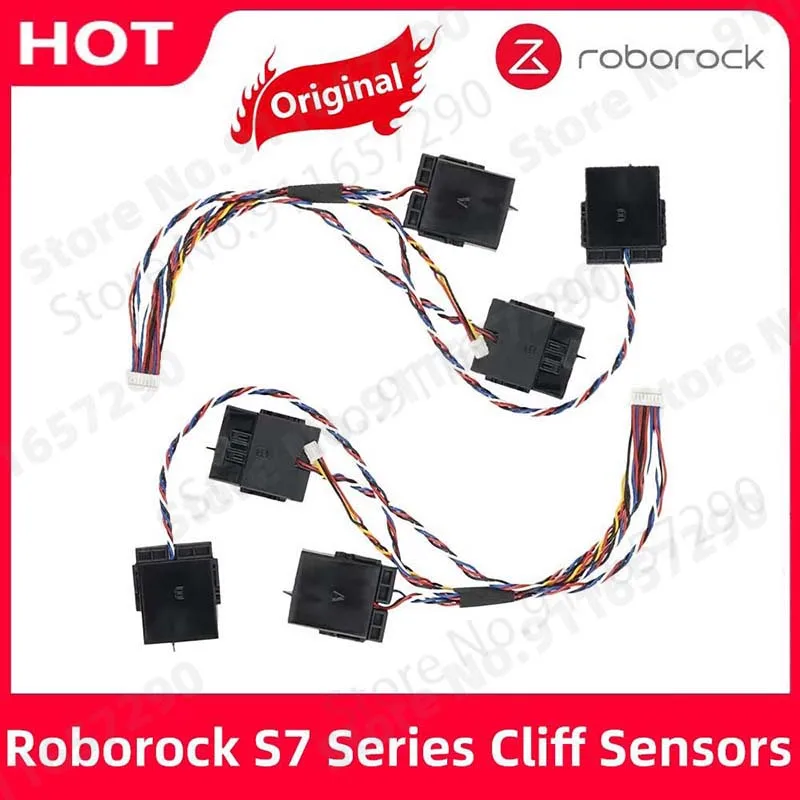 Original Roborock S7 Right and Left Cliff Assembly Parts Robot Vacuum Cleaner Cliff Sensor Accessories