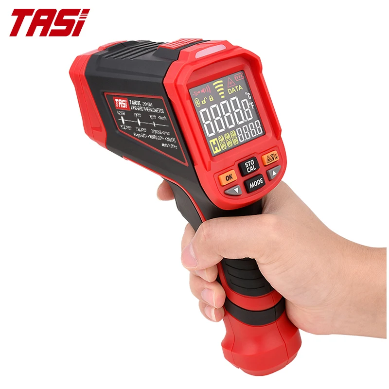 

TASI TA603D Infrared Thermometer Industrial IR Laser Temp Gun Digital Infrared Thermometer For Industry