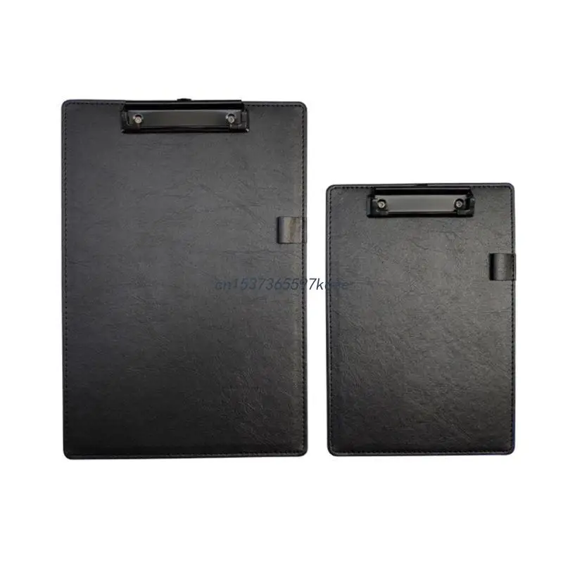 

P82A PU Leather A4 A5 File Paper Clip Board Writting Pad Folder Document Holder with Pen Clip