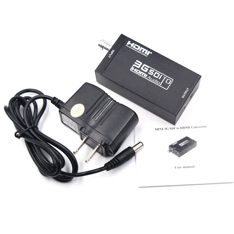 Видеоконвертер 1080P HD MINI 3G в SDI HDMI совместимый аудиопереключатель функция