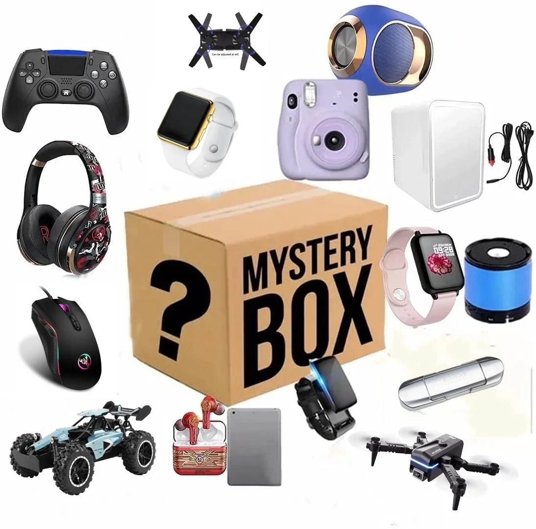 

Mobile Phones Smart Watches Etc. Lucky Box-mysterious Blind Box Surprise Gifts Such As Drones Gamepads Headsets Notebooks