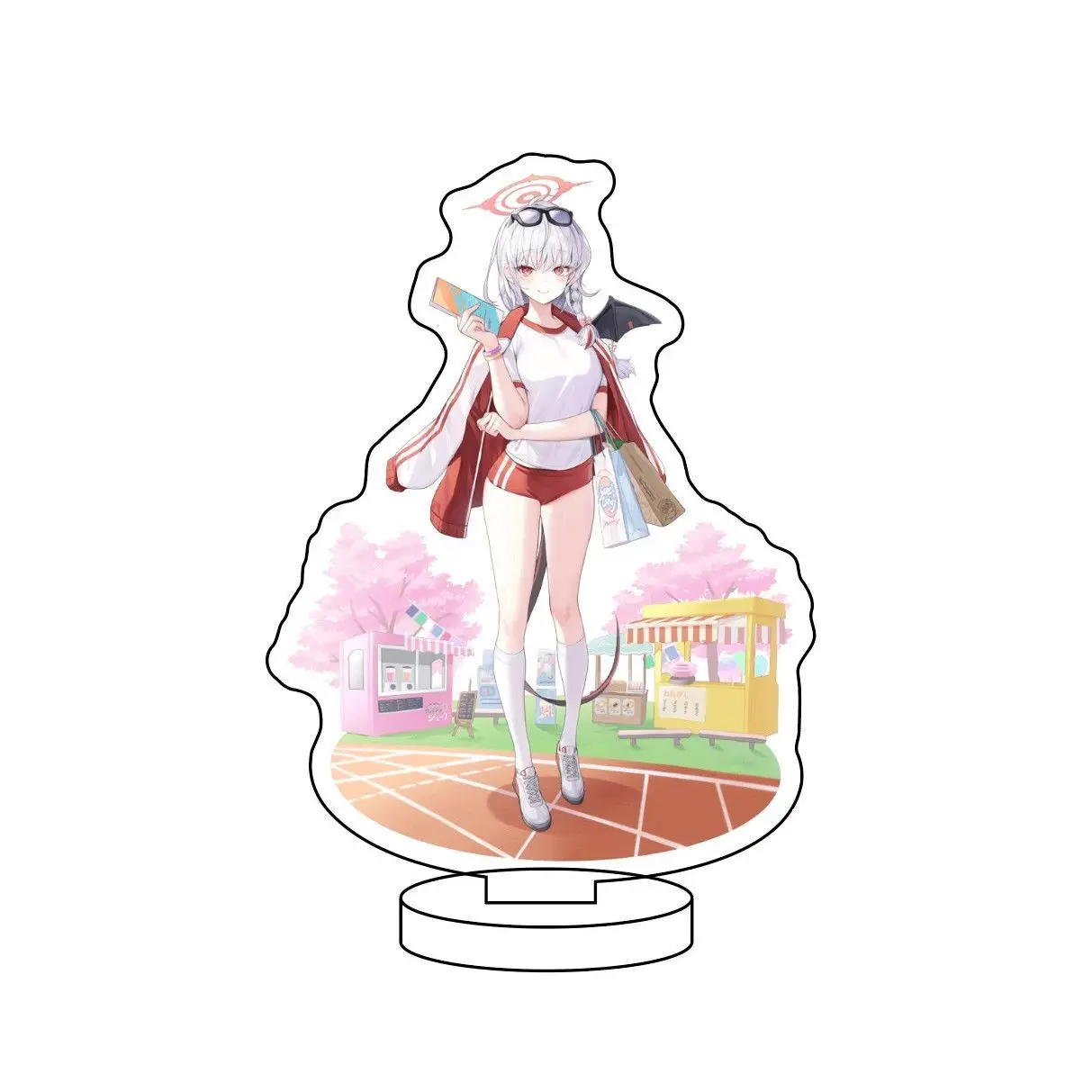 Синий архив Iochi Mari Hayase Yuka акриловая подставка украшения фигурки героев аниме