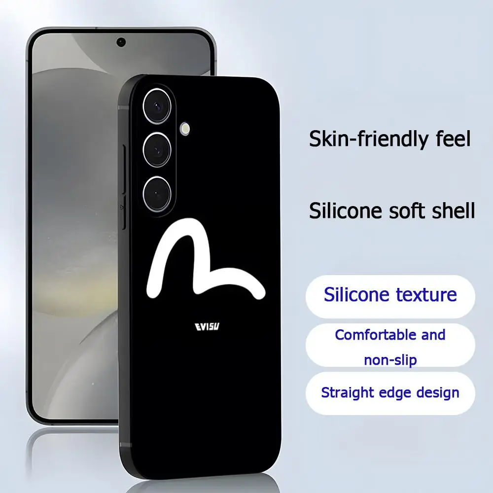 Фото Модный чехол для телефона Samsung Galaxy S26 S25 S24 S23 S22 S21 Plus E-EvisuES Ultra Note20, мягкий, черный №4
