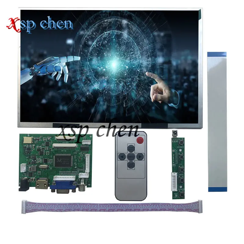 

10.1 IPS for Raspberry Pi Monitor 1280*800 TFT EJ101IA-01G Driver Board Monitor HDMI VGA AV LVDS 2AV for Raspberry