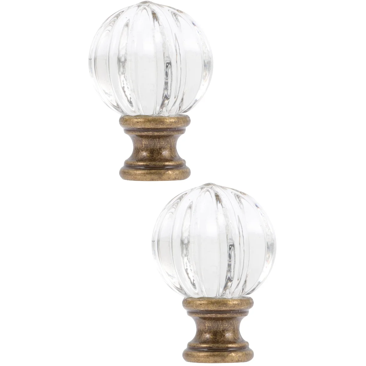 

Lamp Finials Knob Finial Cap Lampsscrew Metal Tablelight Glass Floordecoration Holder Shade Nut Topper Headcrystal